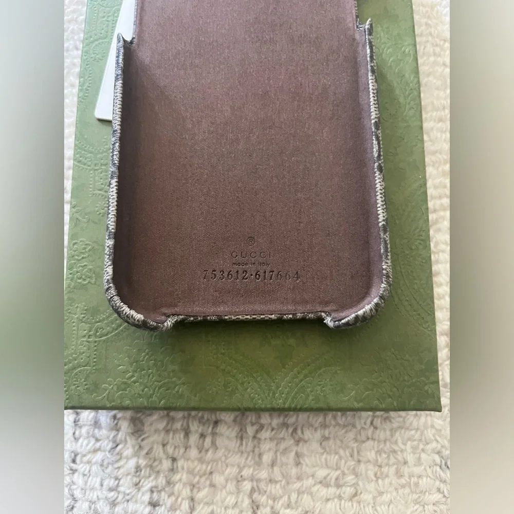 NWT 🤎 Gucci Ophidia iPhone 14 PLUS / iPhone 15 PLUS iPhone Case - Picture 4 of 9